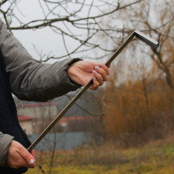 Кочерга большая из нержавейки