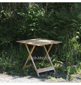 Розкладний туристичний столик зі стільцями 4 шт для пікніка - Квадратний (72х72)